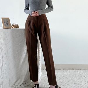 Aritzia Babaton wool blend brown pants size 2